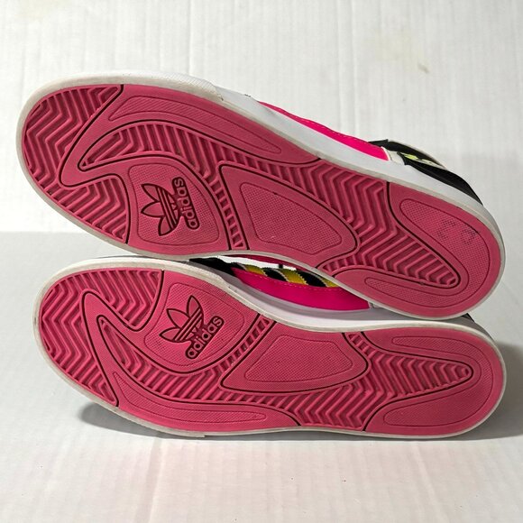 Adidas Womens Extaball Black/Pink Sneaker - Picture 5 of 8